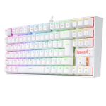 Teclado Magnético Gamer Redragon Kumara PRO Branco RGB Switch Marrom ABNT2 - K552W-RGB-PRO (PT-BROWN)