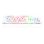 Teclado Mecanico Gamer Redragon Kala Rosa com Branco RGB Switch Marrom ABNT2 – K557PW-RGB (PT-BROWN)