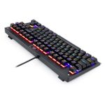 Teclado Mecanico Gamer Redragon Dark Avenger LED Rainbow Switch Vermelho ABNT2 - K568R (PT-RED)