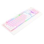 Teclado Mecanico Gamer Redragon Kala Rosa com Branco RGB Switch Marrom ABNT2 – K557PW-RGB (PT-BROWN)