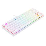 Teclado Magnético Gamer Redragon Kumara PRO Branco RGB Switch Marrom ABNT2 - K552W-RGB-PRO (PT-BROWN)