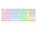 Teclado Magnético Gamer Redragon Kumara PRO Branco RGB Switch Marrom ABNT2 - K552W-RGB-PRO (PT-BROWN)