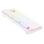 Teclado Magnético Gamer Redragon Kumara PRO Branco RGB Switch Marrom ABNT2 - K552W-RGB-PRO (PT-BROWN)