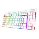 Teclado Mecanico Gamer Redragon Horus Branco RGB TKL Switch Azul ABNT2 - K622W-RGB (PT-BLUE)