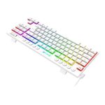 Teclado Mecanico Gamer Redragon Horus Branco RGB TKL Switch Azul ABNT2 - K622W-RGB (PT-BLUE)