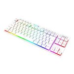 Teclado Mecanico Gamer Redragon Horus Branco RGB TKL Switch Azul ABNT2 - K622W-RGB (PT-BLUE)