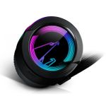 Water Cooler Gigabyte Aorus Waterforce X 360 ARGB 360mm Tela LCD Programável Preto - GP-AORUS-WATERFORCEX-360