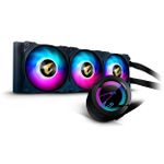 Water Cooler Gigabyte Aorus Waterforce X 360 ARGB 360mm Tela LCD Programável Preto - GP-AORUS-WATERFORCEX-360