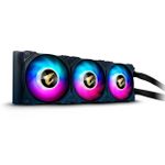 Water Cooler Gigabyte Aorus Waterforce X 360 ARGB 360mm Tela LCD Programável Preto - GP-AORUS-WATERFORCEX-360