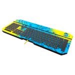 Teclado Gamer Redragon Karura Brancoala RGB Preto ABNT2 - B502
