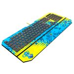 Teclado Gamer Redragon Karura Brancoala RGB Preto ABNT2 - B502