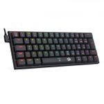 Teclado Mecanico Gamer Redragon Anivia RGB Preto Switch Vermelho ABNT2 - K614-RGB (PT-RED)