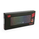 Teclado Mecanico Gamer Redragon Anivia RGB Preto Switch Vermelho ABNT2 - K614-RGB (PT-RED)