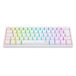Teclado Mecanico Gamer Redragon Fizz RGB Branco Switch Marrom ABNT2 - K617-RGB-W (PT-BROWN)