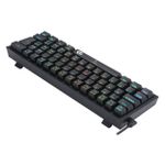 Teclado Mecânico Gamer Redragon Fizz RGB Preto Switch Marrom ABNT2 - K617-RGB-B (PT-BROWN)