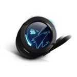 Water Cooler Gigabyte Aorus Waterforce  X 240 ARGB 240mm Tela LCD Programável Preto - GP-AORUS-WATERFORCEX-240