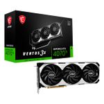 Placa de Vìdeo MSI NVIDIA GeForce RTX 4070 Ti Ventus 3X 12GB GDDR6X - 912-V513-001