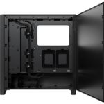 Gabinete Gamer Corsair 4000D Airflow Com 3 FANs RGB Mid Tower Preto - CC-9011240-WW