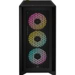 Gabinete Gamer Corsair 4000D Airflow Com 3 FANs RGB Mid Tower Preto - CC-9011240-WW