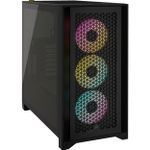 Gabinete Gamer Corsair 4000D Airflow Com 3 FANs RGB Mid Tower Preto - CC-9011240-WW
