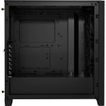 Gabinete Gamer Corsair 4000D Airflow Com 3 FANs RGB Mid Tower Preto - CC-9011240-WW