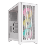 Gabinete Corsair iCUE 4000D RGB - Airflow - Mid Tower - Branco - CC-9011241-WW