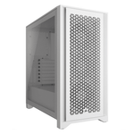 Gabinete Corsair iCUE 4000D RGB - Airflow - Mid Tower - Branco - CC-9011241-WW