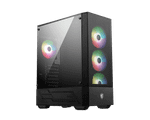 Gabinete Gamer MSI MAG Forge 112R 4 Fans ARGB Mid Tower Preto 
