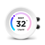 Water Cooler NZXT Kraken Elite RGB 240mm Display LCD Programável Branco - RL-KR24E-W1