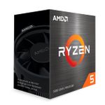 KIT AMD -  Processador AMD Ryzen 5 5600X + Placa Mãe Gigabyte B550M + Memória RAM Redragon 32GB DDR4