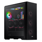 Gabinete Gamer XPG Mid-Tower Defender C/ 3 Fans Preto