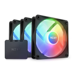 Kit 3x Cooler NZXT F120 RGB Core Preto - RF-C12TF-B1