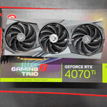 (SEMI-NOVA) Placa de Vìdeo MSI NVIDIA GeForce RTX 4070 Ti Gaming X Trio 12GB GDDR6X - 912-V513-008