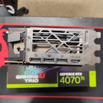 (SEMI-NOVA) Placa de Vìdeo MSI NVIDIA GeForce RTX 4070 Ti Gaming X Trio 12GB GDDR6X - 912-V513-008