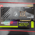 (SEMI-NOVA) Placa de Vìdeo MSI NVIDIA GeForce RTX 4070 Ti Gaming X Trio 12GB GDDR6X - 912-V513-008