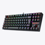 Teclado Mecanico Gamer TKL Redragon Kumara Preto RGB Switch Preto - K552RGB-1 (PT-BLACK)