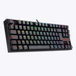 Teclado Mecanico Gamer TKL Redragon Kumara Preto RGB Switch Preto - K552RGB-1 (PT-BLACK)