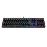 Teclado Mecanico Gamer Redragon Mitra Preto RGB Switch Marrom K551RGB-1 (PT-BROWN)