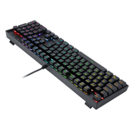 Teclado Mecanico Gamer Redragon Mitra Preto RGB Switch Marrom K551RGB-1 (PT-BROWN)