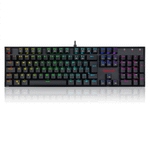 Teclado Mecanico Gamer Redragon Mitra Preto RGB Switch Marrom K551RGB-1 (PT-BROWN)