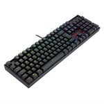 Teclado Mecanico Gamer Redragon Mitra Preto RGB Switch Marrom K551RGB-1 (PT-BROWN)