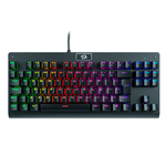 Teclado Mecanico Gamer TKL Redragon Dark Avenger Preto RGB Switch Vermelho - K568RGB-2 (PT-RED)