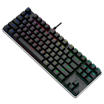 Teclado Mecanico Gamer DeepCool KB500 Preto RGB Switch Outemu Vermelho R-KB500-BKAN4A-G