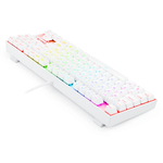 Teclado Mecanico Gamer TKL Redragon Kumara Lunar White RGB Switch Vermelho - K552W-RGB (PT-RED)