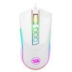 Mouse Gamer Redragon Cobra Lunar White RGB M711W