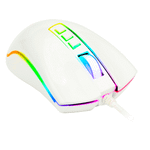 Mouse Gamer Redragon Cobra Lunar White RGB M711W
