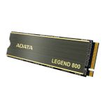 SSD Adata Legend 800 1TB NVMe M.2 2280 Leitura 3500MB/s Gravação 2200MB/s - ALEG-800-1000GCS