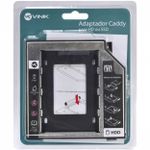 Adaptador Vinik Caddy p HD ou SSD Gaveta DVD Notebook SATA - AC-127