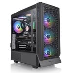 Gabinete Gamer Thermaltake Ceres 500 TG ARGB Mid Tower Preto - CA-1X5-00M1WN-00