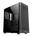 Gabinete Gamer Redragon Aeroglass Mid Tower Preto - CA-602B